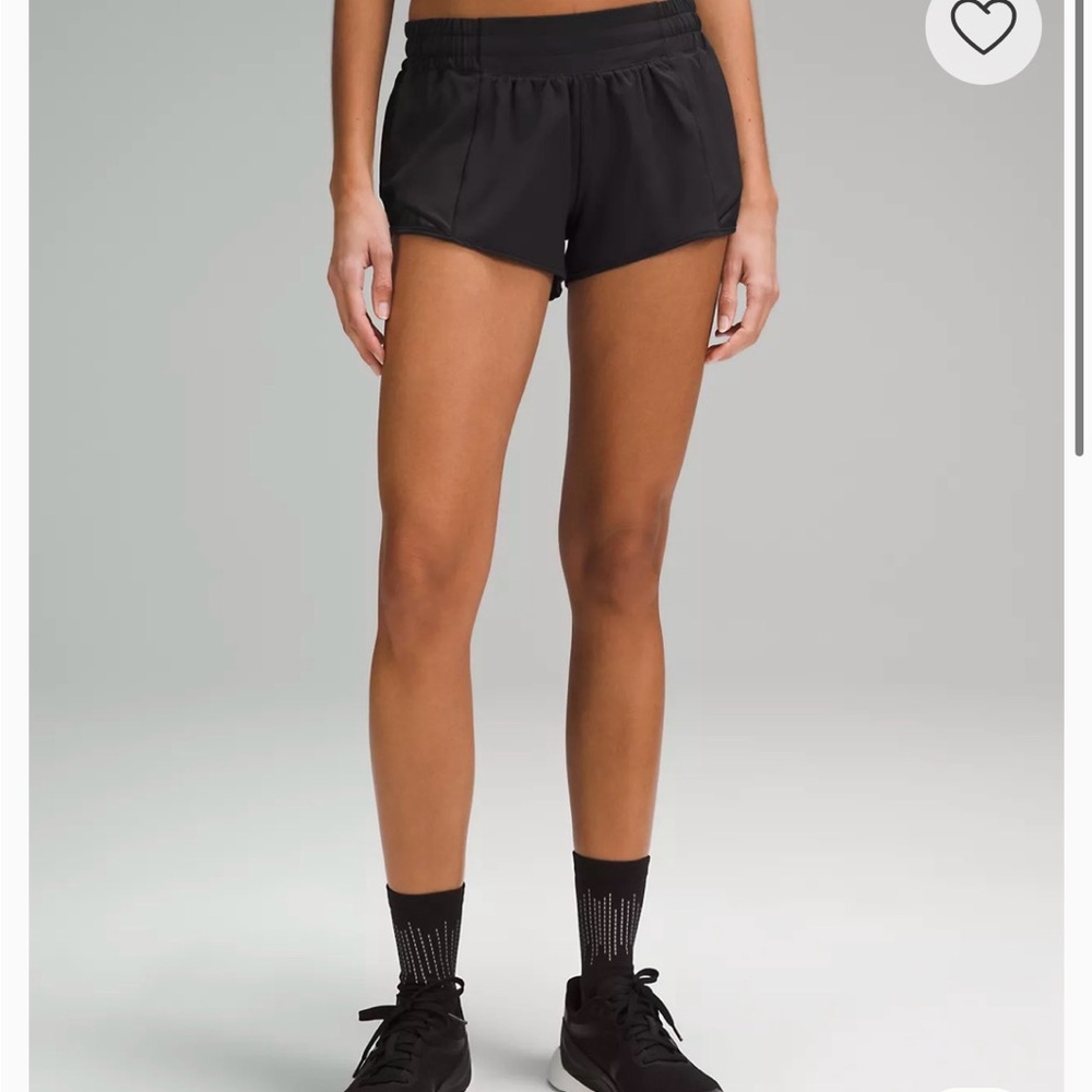 Lululemon Athletica Black Women's Athletic Shorts